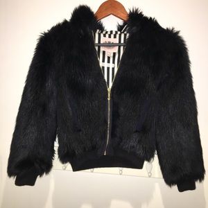 Juicy Couture Kids Faux Fur Jacket